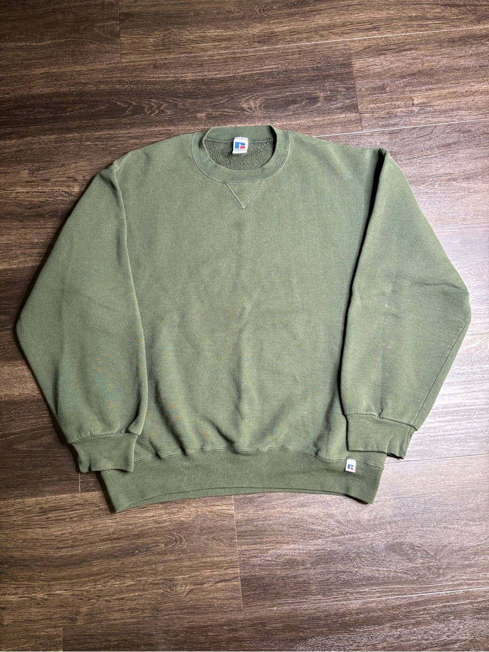 Vintage Russell Athletic Crewneck Men’s LT Blank 90s Pullover Made in USA
